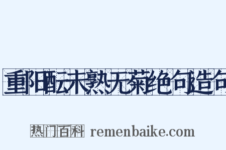 重阳酝未熟无菊绝句造句是什么意思的图片